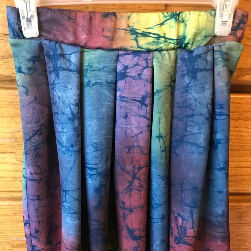 Multi-color rainbow skirt